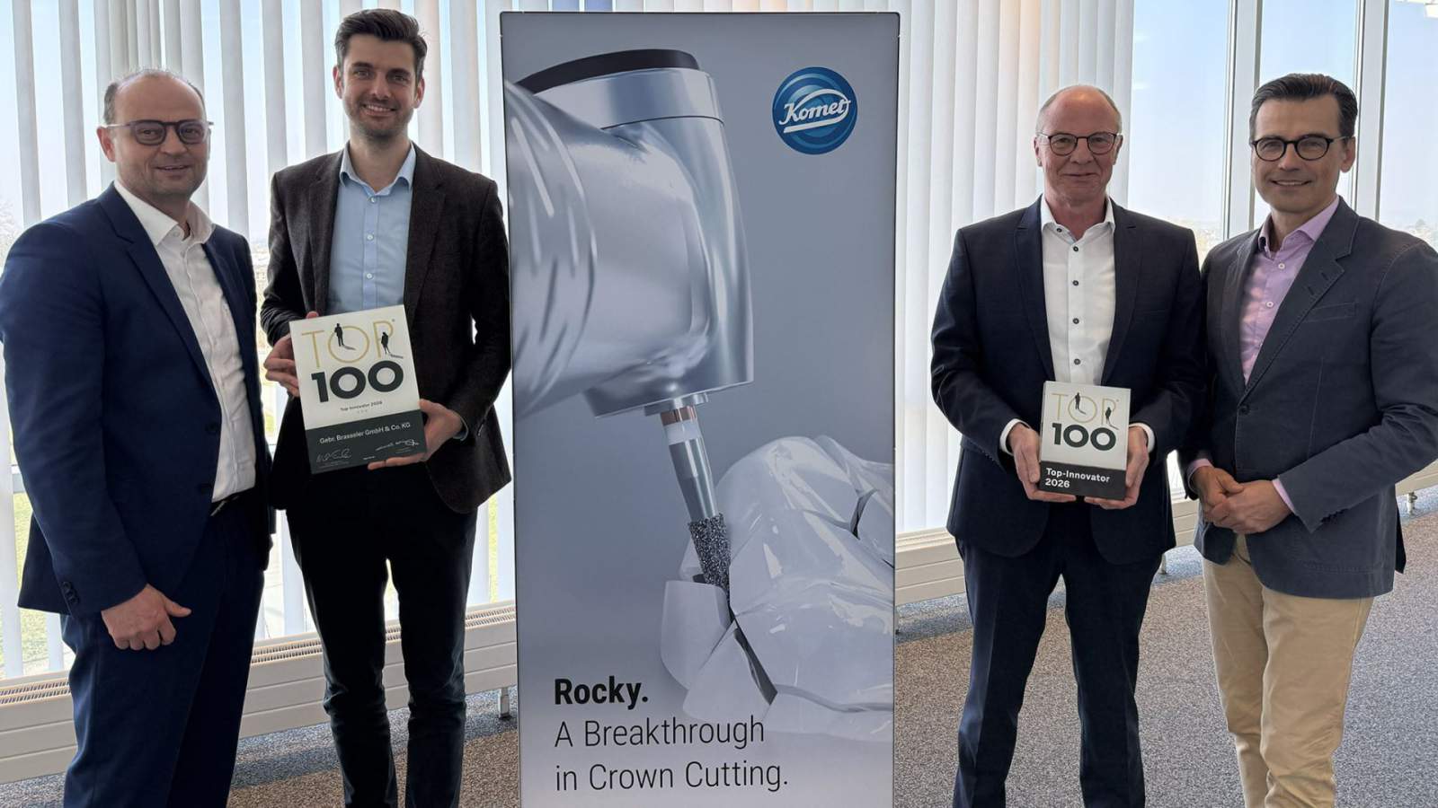 13032026b Brasseler erhält zum dritten Mal das TOP 100Innovations-Siegel